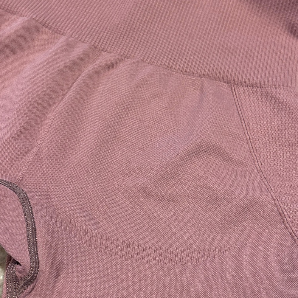 DOYOUEVEN hyper flex seem less leggings dusty rose color Sz M - Picture 5 of 8
